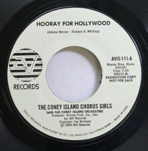 Hooray For Hollywood / French Nights 7" (Promo)